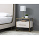 Venice 25.25 X 22.5 inch Oyster Shagreen Night Stand